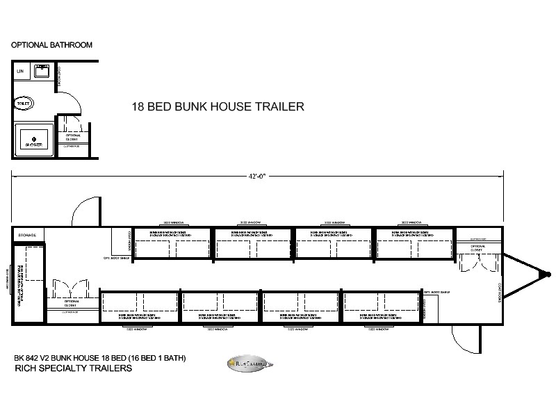 Bk Man Bunk House Trailer Oil Field Trailers